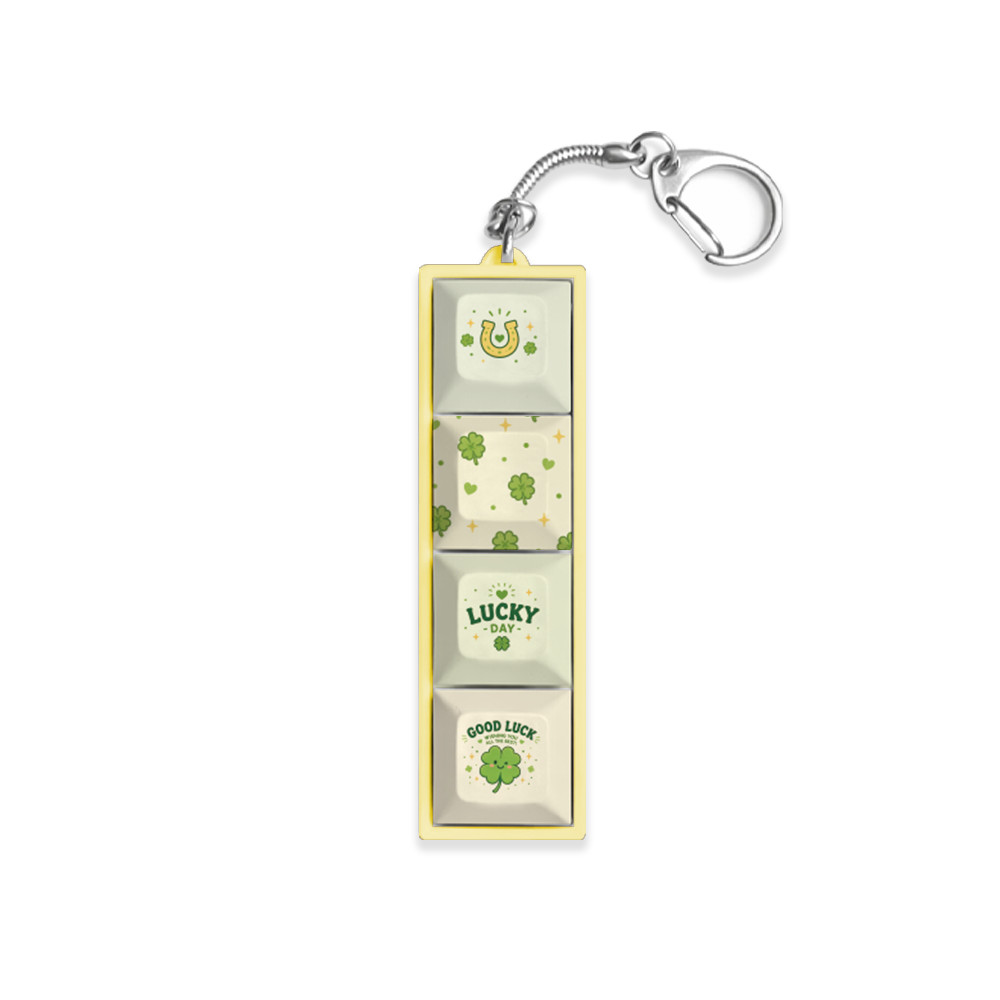 S2B Memories Keycap Keyring Mechanical Switch Clicky Keychain Lucky Forest Energy Bear Dream Rabbit Study Mode Daily Goose _ Made in Korea
